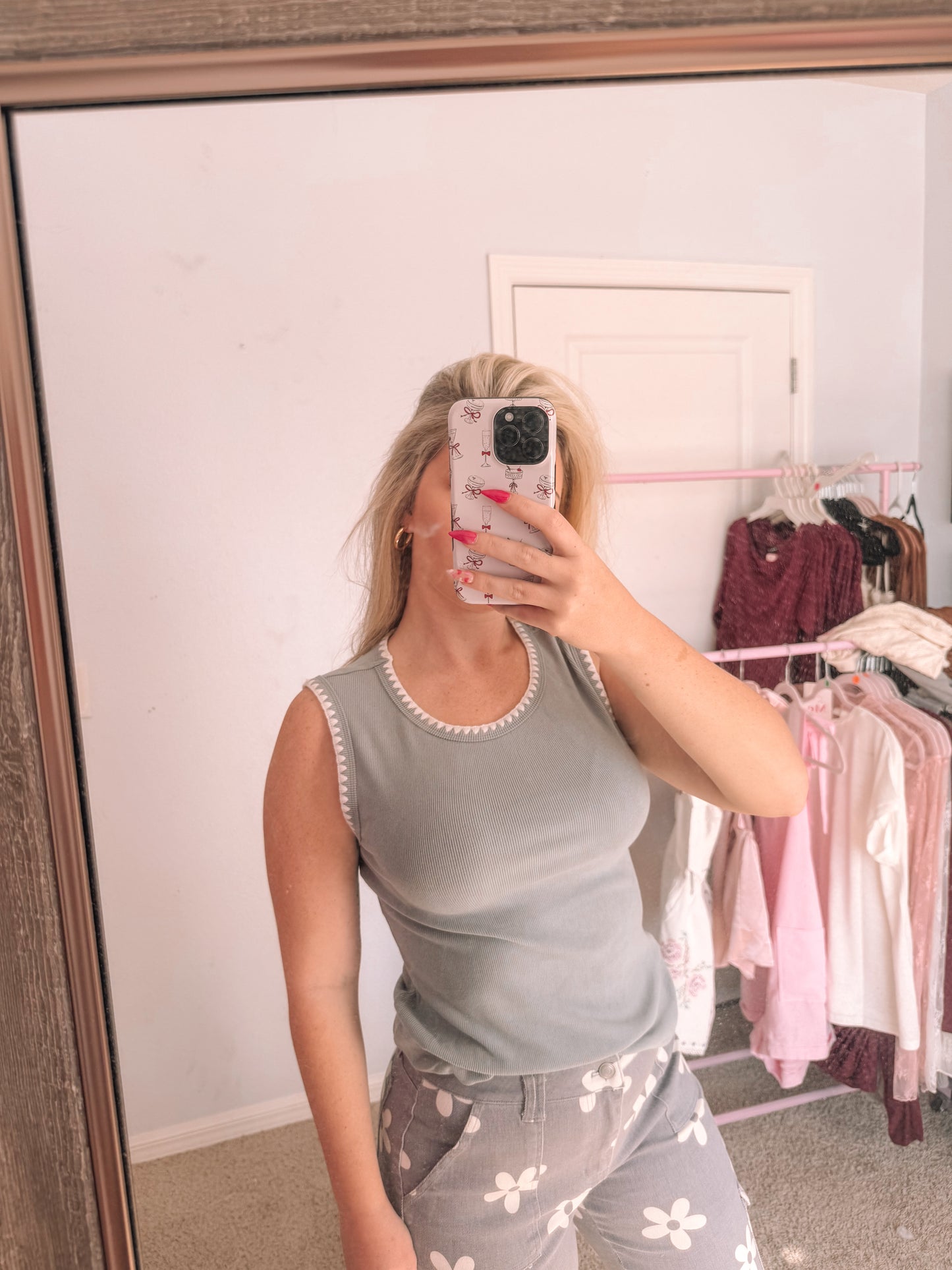 Blue Oasis Tank Top