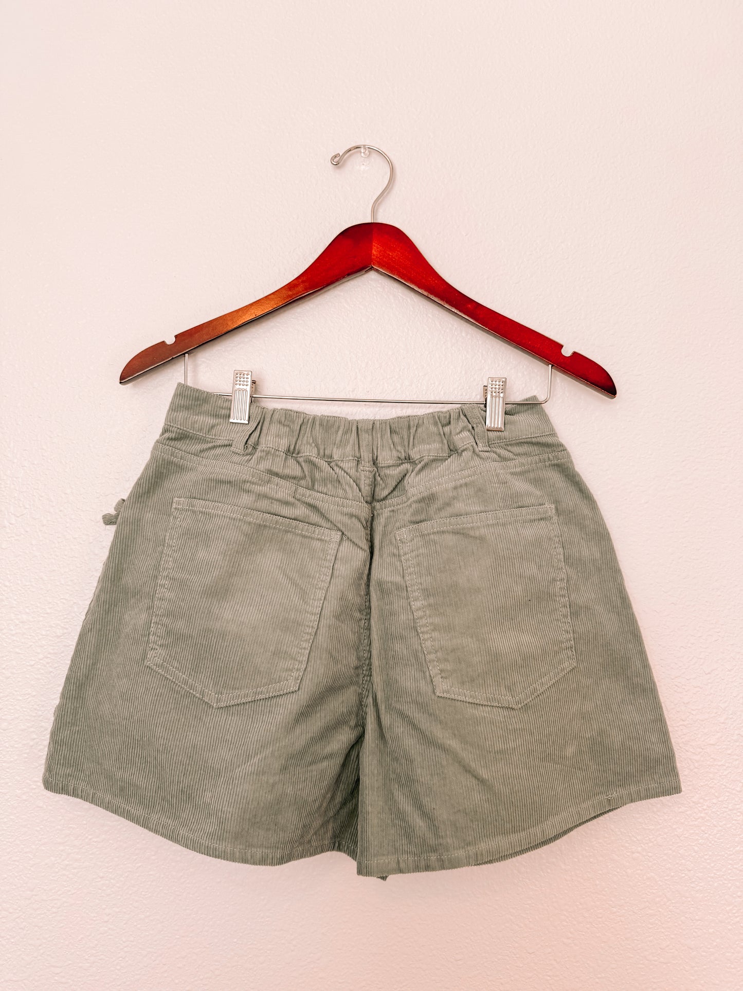 Bowed in Sage Corduroys