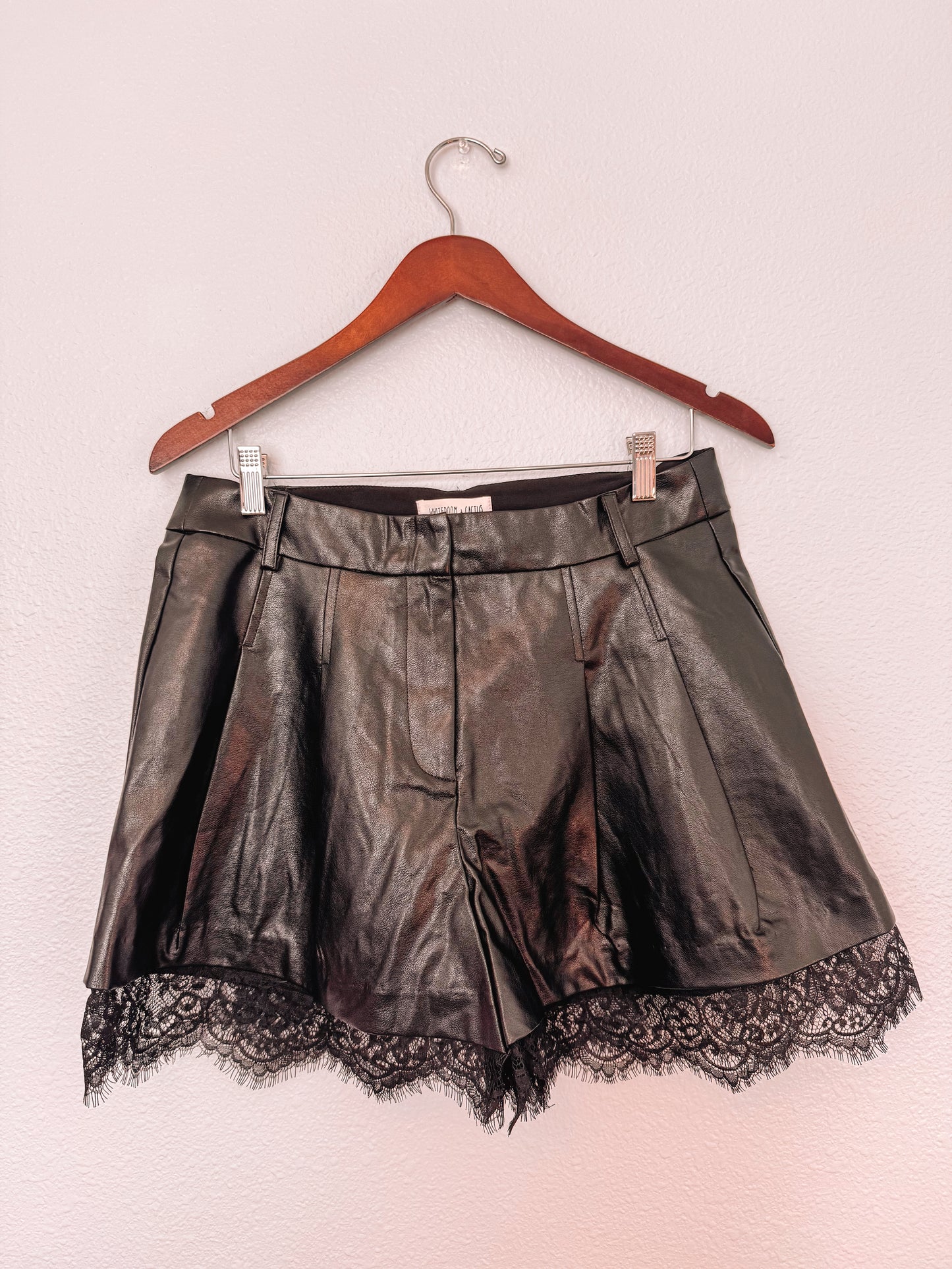 Edgy Elegance Shorts