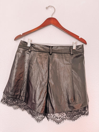 Edgy Elegance Shorts